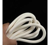 Circular Solid Foam Rubber Sealing Strip, Silicone Rubber Sponge Sealing Strip Cord White Multiple Sizes(20mmx1m)