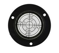 Circular Spirit Level 50mm Diameter with High Translucency and Wear-Resistant Acrylic Material, Black Internal Degree Marks for Accurate Leveling in Professional Use (Black)