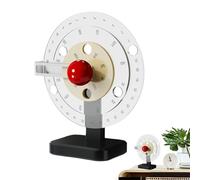 Circular Table Calendar - Perpetual Desktop Calendar | Circular Acrylic Perpetual Calendar | Creative Simple Manual Rotating Calendar Desktop Decorative Calendar Calendar for so