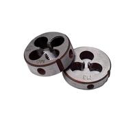 Circular Thread die, 6542-HSS DIN Thread Die tap PG Round Threading Dies Tool 2pcs(Pg9)