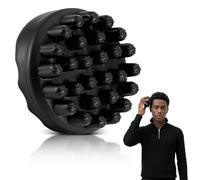 Circular Twist King, Hair Sponge for Curls with Silicone Massage Contact Points, Washable Wet & Dry Afro Sponge for Dirty Braided Curls, Coiled, Curly Hair Styling Tool for Home and Salon Use