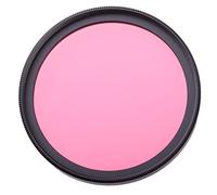 Circular Uv Protection Filter, 2Pcs 49/52/55/58/62/67/72/77/82mm Ultra Slim Frame Full Grey Pink Green Blue Red Brown Color Filter For Camera Lens(67mm,Full Pink)