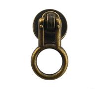 Circular Zinc Alloy Handle Featuring Retro Design Principles for Wardrobe, Cabinet, and Drawer Fronts in Functional Environments