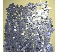 Circular Zinc Disc Electrode for Zinc - 99.96% Pure Zinc Anode, 0.3mm/0.5mm Thickness, Multiple(8mmx0.3mmx50pcs)