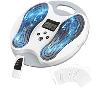 Circulation Blood Booster for feet and Legs, EMS Foot Massagers for Pain Relief and Circulation with TENS, Foot Massage Machine Neuropathy Pain Relief for Feet