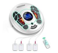 Circulation Blood Booster for Feet and Legs, EMS &TENS Foot Circulation Stimulator Machine for Neuropathy and Pain Relief, Upgraded Foot Massagers for Pain and Circulation (Green)