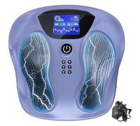 Circulation Machine Booster System for Feet and Legs & Nerve Muscle Stimulator - EMS Foot Massager for Pain and Circulation with 25 Modes 99 Intensities, Relaxes and Massages Body with 8 TENS Unit
