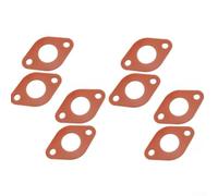 Circulator Pump Flange Gaskets for TACO 007, Red Rubber Seals, 4-Pack | Flexible Rubber, Heat & Pressure Resistant, 4x2-5/8 Inch Size, Prevents Leaks, Fits TACO for b&g Grundfos for armstrong Pumps