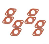 Circulator Pump Flange Gaskets for Taco 007 Series - Red High Temp Rubber Seal Kit 4x2-5/8 Inch with 3-1/8 Bolt Pattern for Heating Systems(8PCS)