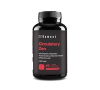 Circulatory Zen - Tired Legs - with Diosmin, Hesperidin, Horse Chestnut, Butcher’s Broom & Red Vine Leaf - 90 Capsules - Formula with 10 Active Ingredients - Zenement