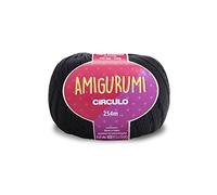 Circulo Amigurumi 100% Virgin Cotton Yarn 125g 254metres - Black