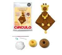CIRCULO Amigurumi Crochet Kit - Lovey Blanket - All Included, Easy Instructions - Crochet Kit for Intermediate - Crochet Set - Animal Crochet Kit, Premium Amigurumi Yarn for Crocheting - Giraffe