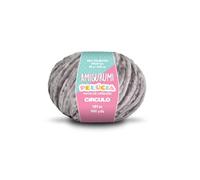 Circulo - Amigurumi Pelucia Yarn, Special Velvet Chenille Yarn for Amigurumi and Blanket, 144 yds, Worsted (8797 - Steel)