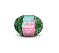 Circulo - Amigurumi Pelucia Yarn, Special Velvet Chenille Yarn for Amigurumi and Blanket, 144 yds, Worsted (5398 - Moss)