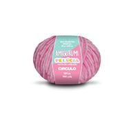 Circulo - Amigurumi Pelucia Yarn, Special Velvet Chenille Yarn for Amigurumi and Blanket, 144 yds, Worsted (3182 - Pitaya)