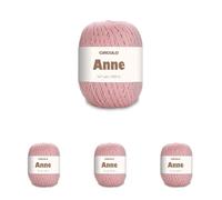 Circulo Anne Yarn 100% Mercerized Cotton 147g - 3227 (Pack of 4)