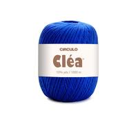 Circulo Clea Yarn - Crochet Thread Fine Size 10-8/2 Perfect for Weaving - 100% Mercerized Brazilian Cotton (Pack of 1 Ball) - 5.3 oz, 1094 yds - Color: 2829 - Ball Blue