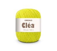 Circulo Clea Yarn - Crochet Thread Fine Size 10-8/2 Perfect for Weaving - 100% Mercerized Brazilian Cotton (Pack of 1 Ball) - 5.3 oz, 1094 yds - Color: 1779 - Lemon