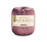 CIRCULO Encanto Yarn 100% Viscose - Luxury & Shine - Light Worsted Weight Yarn - 140 yds, 3.52 oz - Color 3201 - Cameo