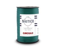 CÍRCULO Nautico Yarn, High-Quality Waterproof Cord 5mm, 100% Polypropylene, 227m, 499g, Specially for Fashion Accessories, Bags and Decor in Crochet and Macrame Color, Emerald