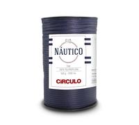 Circulo - Nautico Yarn, Premium Waterproof Cord 5mm 100% Polypropylene, 227 yds, 17.6 oz, Chunky, Special for Bag - Crochet, Macramé - Color 2856 - Navy Blue