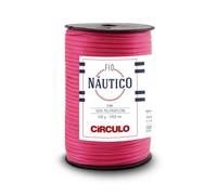Circulo - Nautico Yarn, Premium Waterproof Cord 5mm 100% Polypropylene, 227 yds, 17.6 oz, Chunky, Special for Fashion Accessories, Bag and Decor in Crochet and Macramé (6185 - Pink)