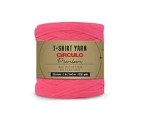 CIRCULO Premium T-Shirt Yarn - Soft, Lightweight, Seamless & Tangle Free - Easy to Work with - Fettuccini Zpagetti Yarn for Crochet & Knitting - 140 m / 270 gram