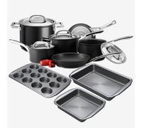 Circulon 12-Hole Muffin Tray, 2-Pack Roasting Trays & 6-Piece 'infinite' Cookware Set In Grey Grey One Size