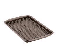 Circulon 47186 Nonstick Bakeware Cookie Pan Set, Steel, Chocolate