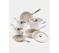 Circulon 6 Piece Halo Ceramic Non-Stick Pan Set White