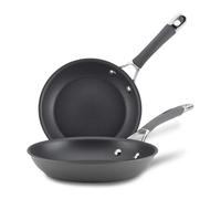 Circulon 83905 Radiance [Hard Anodized] Nonstick Frying pan Set/Skillet Set - 8.5 Inch and 10 Inch, Gray