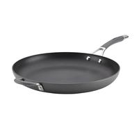 Circulon - 83906 Radiance Hard Anodized Nonstick Frying Pan/Fry Pan/Hard Anodized Skillet with Helper Handle - 14 Inch, Gray