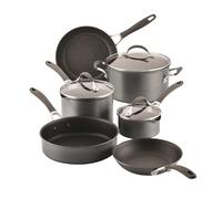 Circulon A1 Series with ScratchDefense Non Stick Pots & Pans, Set of 6 | Any hob type suitable, mixed cookware set with extreme non-stick & glass lids, heat resistant handles, dishwasher & oven safe