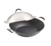 Circulon A1 Series with ScratchDefense Technology Nonstick Induction Wok with Lid, 14 Inch, Graphite