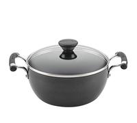 Circulon Acclaim Hard Anodized Nonstick Casserole Dish/Casserole Pan with Lid - 4.5 Quart, Black
