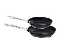 Circulon Infinite Round Frying Pan Set Black Twin Pack Cookware - 24 & 30 cm