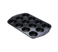 Circulon Black Steel Non Stick Heat Resistant 12-Cup Muffin Tin 45 X 25Cm