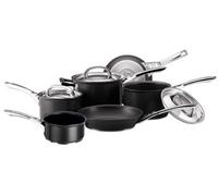 Circulon Infinite Black Round Hard Anodised Aluminium Non-Stick Cookware Pan Set Pack Of 6