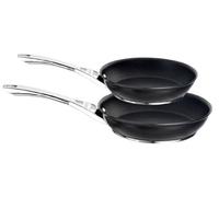 Circulon Infinite Round Frying Pan Set Black Twin Pack Cookware - 24 & 30 cm