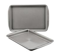 Circulon Nonstick Bakeware Set, Nonstick Cookie Sheet/Baking Sheet - 2 Piece, Gray