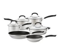 Circulon Pan Set with Glass Lids Dishwasher Safe Kitchen Cookware - Pack of 6