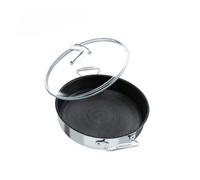 Circulon Round Stainless Steel Non-Stick Sauteuse With Lid 30Cm, 4.7 Litre