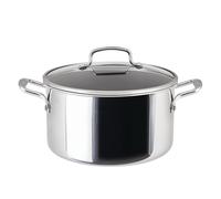 Circulon Scratch Defense 26cm/7.6L Stainless Steel Stock Pot with Lid and Extreme Non Stick - Induction Stock Pot, All Hob Suitable