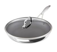 Circulon Scratch Defense 32cm Stainless Steel Frying Pan Non Stick - Induction Hob Pan with Extreme Non Stick, Dishwasher & Oven Safe, Silver