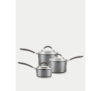 Circulon Scratch Defense Non Stick Saucepan Set of 3 Grey