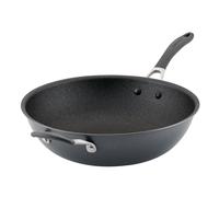 Circulon ScratchDefense Extreme Non-Stick Wok & Helper Handle - 34cm in Grey Circulon Grey