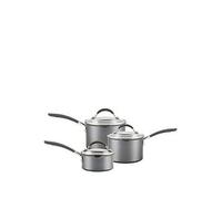 Circulon Scratchdefence A1 Set Of 3 Saucepans &Ndash; Contains 14, 16 And 18 Cm Saucepans With Lids Grey