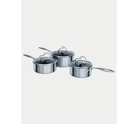 Circulon Set of 3 C Series Stainless Steel Pans Silver