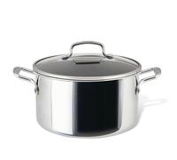 ScratchDefense Multi-Layer Stainless Steel Extreme Non-Stick Stockpot & Lid - 7.6L