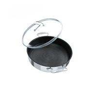 Circulon Steelshield C-Series Saute Pan With Lid Stainless Steel Cookware - 30Cm In Silver Silver One Size